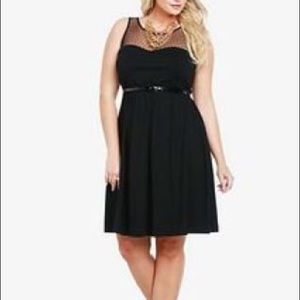 Torrid Black Mesh Dress